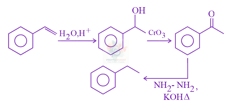 JEE Main 2024 Chemistry, Hydrocarbons — solution figure