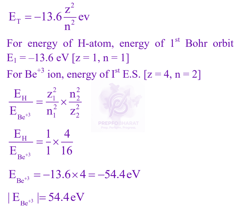 JEE Main 2025 Chemistry, Structure of Atom — solution figure