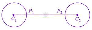 JEE Main 2021 Mathematics, Circle — solution figure