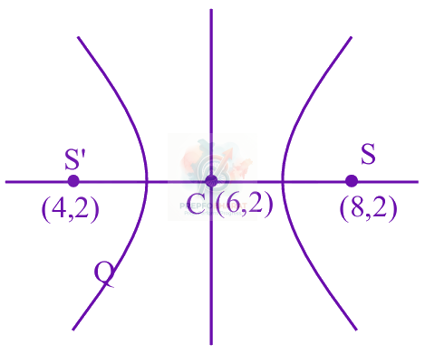 JEE Main 2025 Mathematics, Hyperbola — question figure