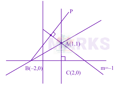 JEE Main 2025 Mathematics, Straight Lines — solution figure