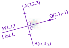JEE Main 2024 Mathematics, Three Dimensional Geometry — solution figure
