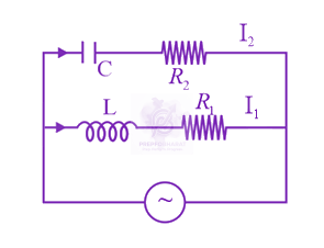 JEE Main 2019 Physics, Alternating Current — question figure