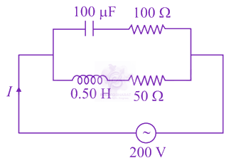 JEE Main 2021 Physics, Alternating Current — question figure