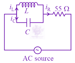 JEE Main 2022 Physics, Alternating Current — solution figure