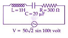 JEE Main 2024 Physics, Alternating Current — question figure