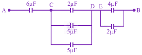 JEE Main 2018 Physics, Capacitance — solution figure