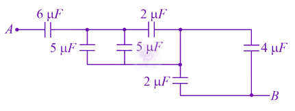 JEE Main 2018 Physics, Capacitance — question figure