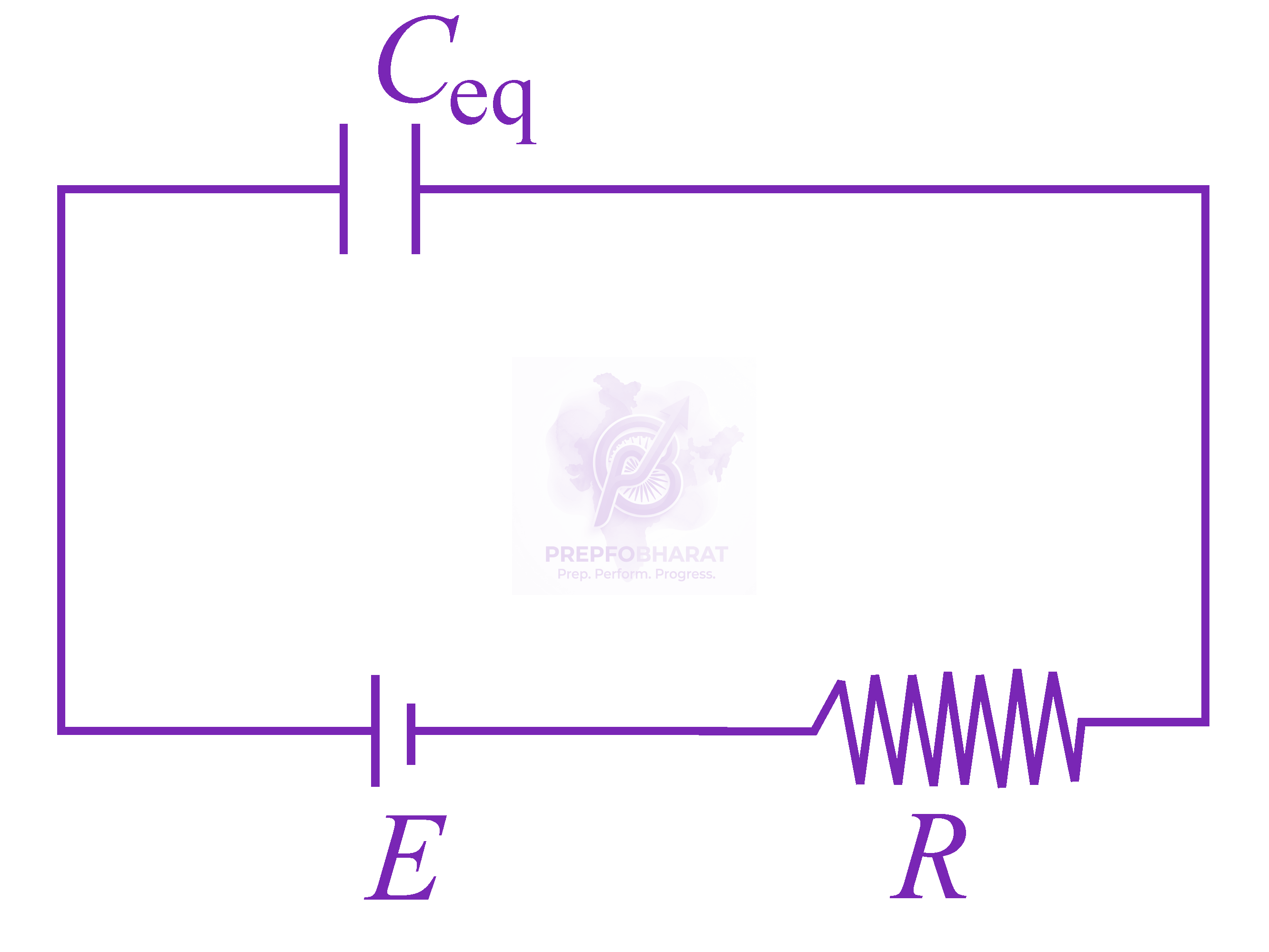 JEE Main 2018 Physics, Capacitance — solution figure