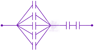 JEE Main 2019 Physics, Capacitance — option A figure