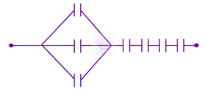 JEE Main 2019 Physics, Capacitance — option B figure