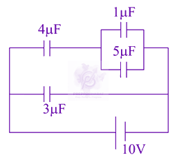 JEE Main 2019 Physics, Capacitance — question figure