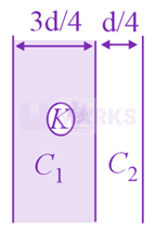 JEE Main 2021 Physics, Capacitance — solution figure