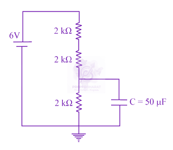 JEE Main 2021 Physics, Capacitance — question figure