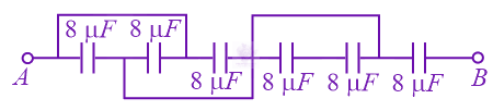 JEE Main 2022 Physics, Capacitance — question figure
