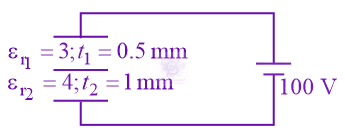 JEE Main 2022 Physics, Capacitance — question figure