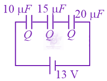 JEE Main 2022 Physics, Capacitance — solution figure