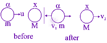JEE Main 2019 Physics, Center of Mass Momentum and Collision — solution figure