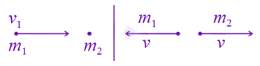 JEE Main 2021 Physics, Center of Mass Momentum and Collision — solution figure