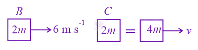 JEE Main 2021 Physics, Center of Mass Momentum and Collision — solution figure 2