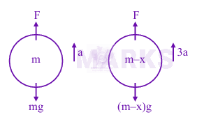 JEE Main 2025 Physics, Center of Mass Momentum and Collision — solution figure