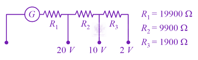 JEE Main 2019 Physics, Current Electricity — option A figure