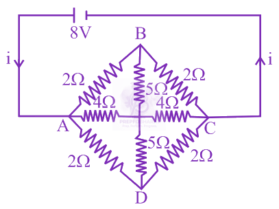 JEE Main 2020 Physics, Current Electricity — question figure