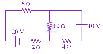 JEE Main 2020 Physics, Current Electricity — question figure