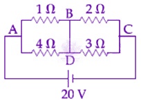 JEE Main 2020 Physics, Current Electricity — question figure
