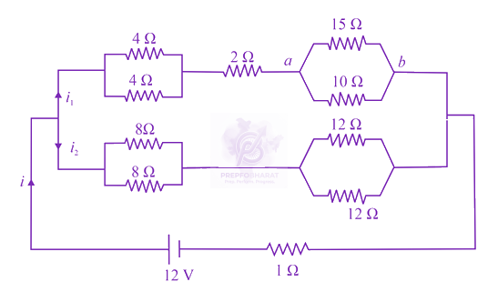 JEE Main 2021 Physics, Current Electricity — solution figure 1