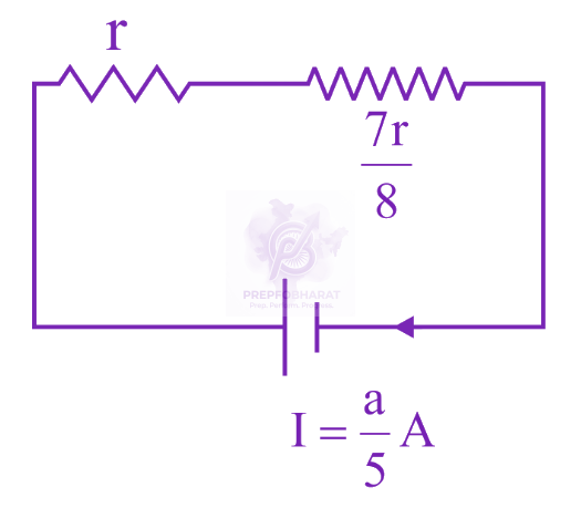 JEE Main 2022 Physics, Current Electricity — solution figure 4