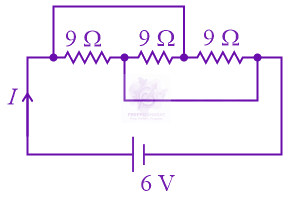 JEE Main 2022 Physics, Current Electricity — question figure