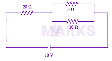 JEE Main 2024 Physics, Current Electricity — question figure