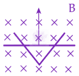 JEE Main 2025 Physics, Electromagnetic Induction — question figure