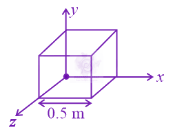 JEE Main 2021 Physics, Electrostatics — question figure
