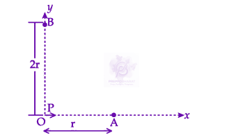 JEE Main 2025 Physics, Electrostatics — question figure