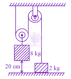 JEE Main 2021 Physics, Laws of Motion — question figure