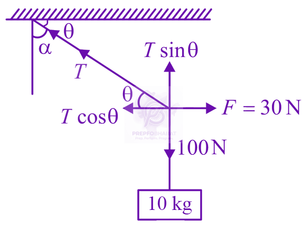 JEE Main 2022 Physics, Laws of Motion — solution figure 2