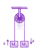 JEE Main 2024 Physics, Laws of Motion — solution figure