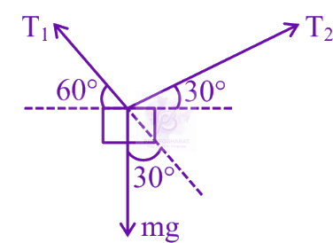 JEE Main 2025 Physics, Laws of Motion — solution figure