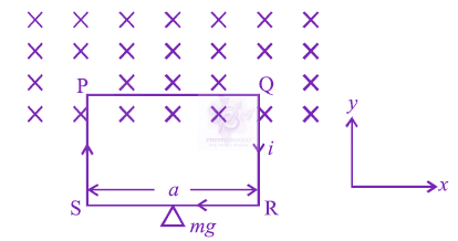 JEE Main 2013 Physics, Magnetic Effects of Current — question figure