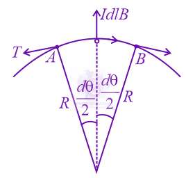 JEE Main 2015 Physics, Magnetic Effects of Current — solution figure 1