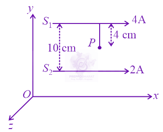JEE Main 2022 Physics, Magnetic Effects of Current — question figure