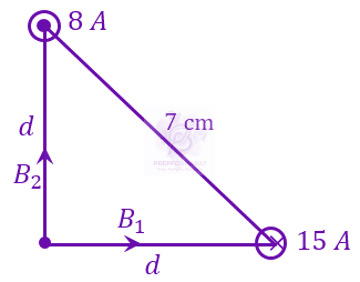 JEE Main 2023 Physics, Magnetic Effects of Current — solution figure