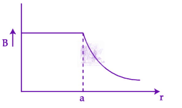 JEE Main 2025 Physics, Magnetic Effects of Current — option A figure