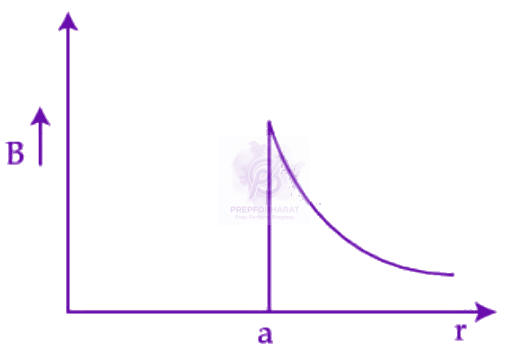 JEE Main 2025 Physics, Magnetic Effects of Current — option B figure