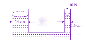 JEE Main 2024 Physics, Mechanical Properties of Fluids — question figure