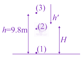 JEE Main 2021 Physics, Motion In One Dimension — solution figure