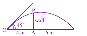 JEE Main 2013 Physics, Motion In Two Dimensions — solution figure