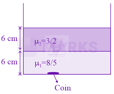 JEE Main 2024 Physics, Ray Optics — solution figure
